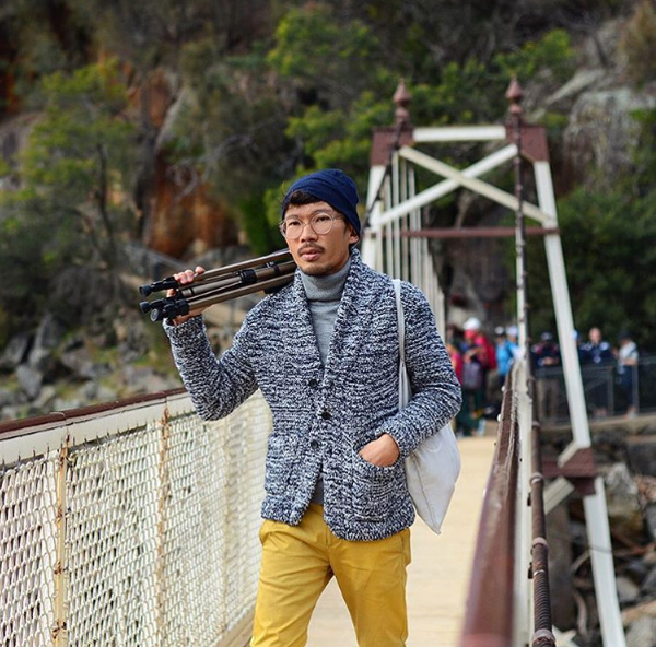 Henry Ng of Street Style Poser in Tasmania. Photo via @streetstyleposer